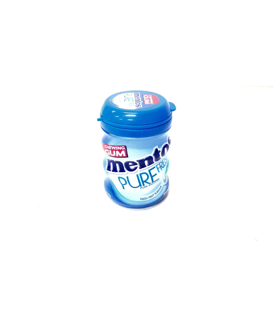 Mentos Chewing Gum Jar 61.25g Sugar Free Pure Fresh Mint