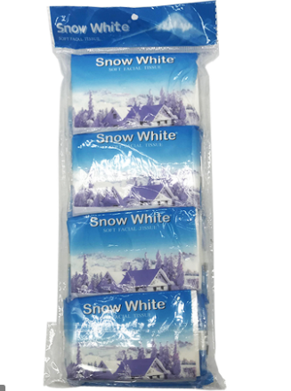 Snow White Soft Facial Tissue 8Sheets (PC)