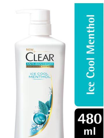Clear Anti-Dandruff Shampoo 480mL (Ice Cool Menthol)