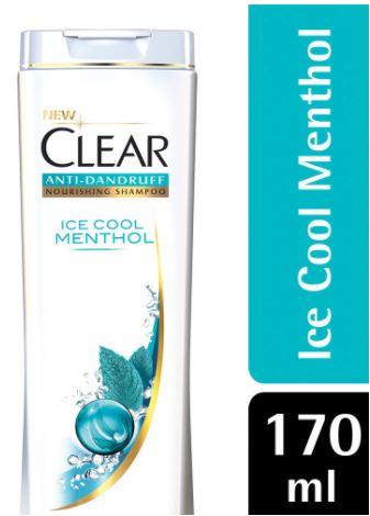 Clear Anti-Dandruff Shampoo 170mL(Ice Cool Menthol)
