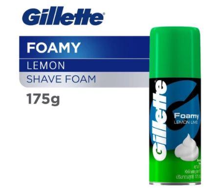 gillette Foamy Shaving Cream 175gm (Lemon Lime)