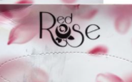 Red Rose Tissue Box 100Sheets (Red)