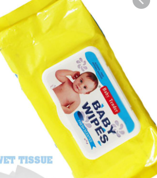 ABC Baby Wipes 80Sheets (Yellow)