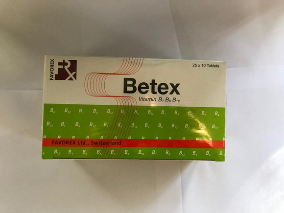 Betex (25 x 10 Tablets)