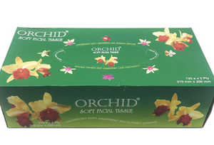 Orchid Premium Softness Tissue Box 2Ply 160sheets