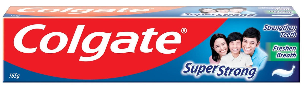 Colgate Toothpaste Super Strong Strengthen Teeth Freshen Breath - 165 ...