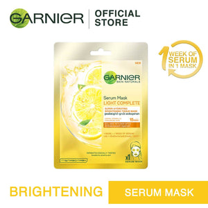 garnier Light Complete Brightening Serum Mask Pieces
