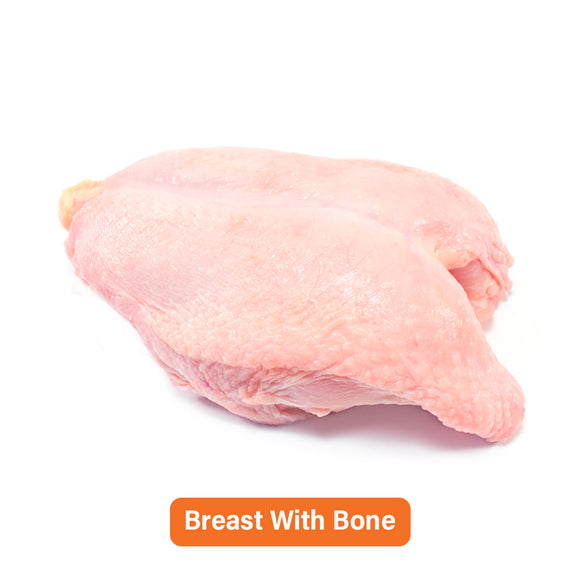 Chicken Breast (With Skin and Bone)