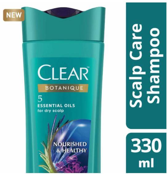 Clear Botanique Nourished & Healthy Shampoo 330mL