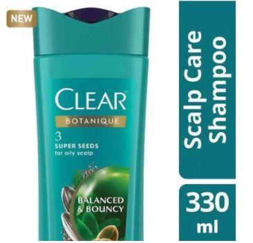 Clear Botanique Balanced & Bouncy Shampoo 330mL