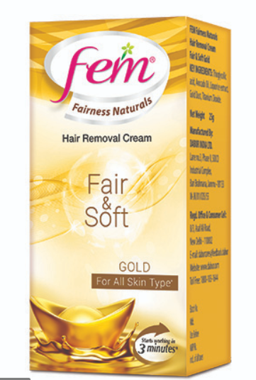 Fem gold Hair Removal Cream - 60g