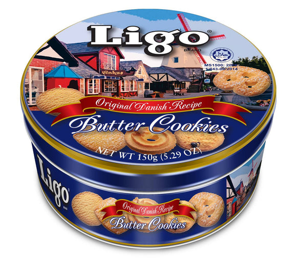 LIGO ORIGINAL DANISH RECIPE BUTTER COOKIES  - 150G