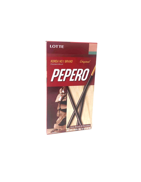 Lotte Pepero Original Chocolate Stick Biscuit 47G