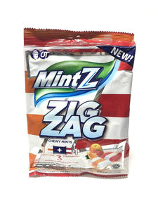 MintZ Zig Zag Chewy Mints Orange+Strawberry 100g