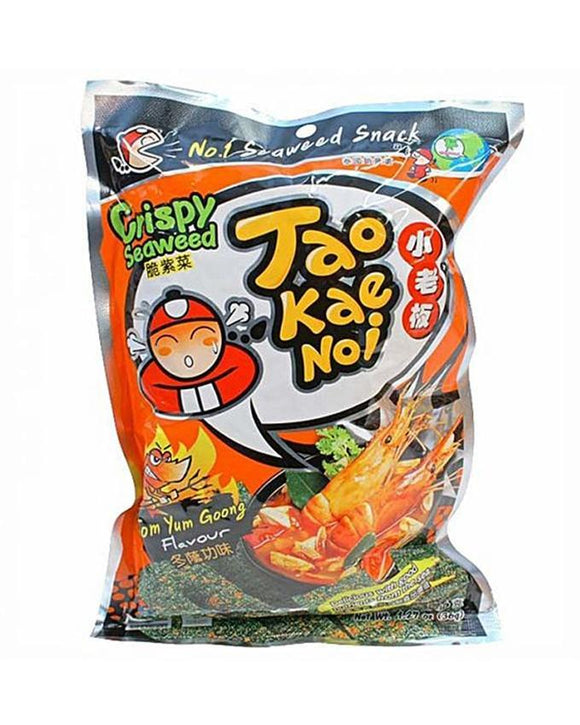 Tao Kae Noi Fried Seaweed Snacks Tom Yum 40Gm