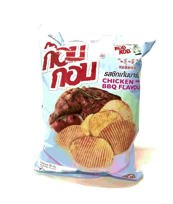 Kob Kob Potato Chips 56g (Chicken BBQ)