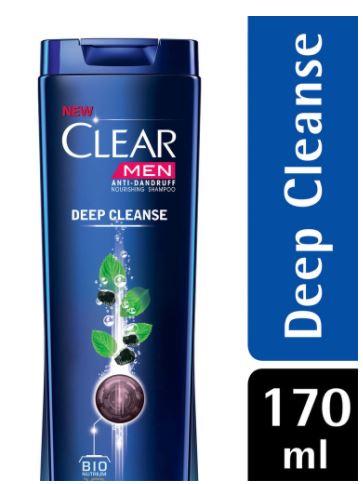 Clear Men Anti-Dandruff Shampoo 170mL(Deep Cleanse)