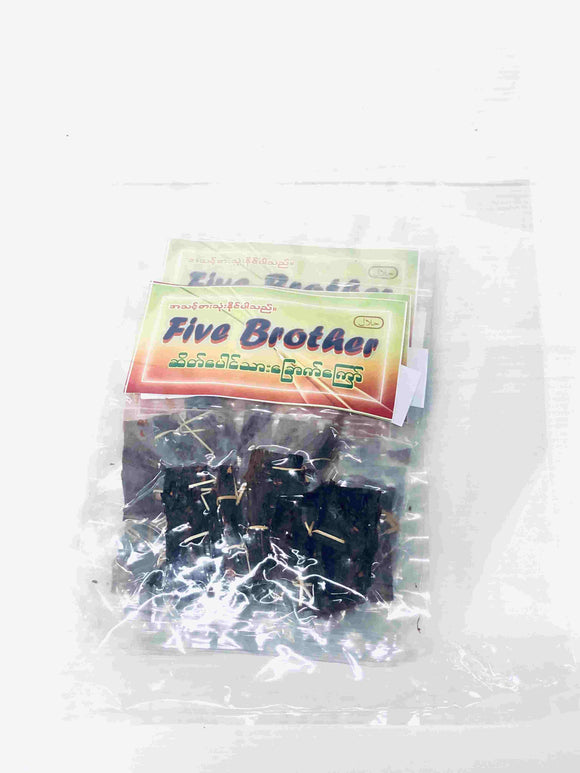 Five Brother Fried Dried Mutton Flat (Small)25gm (10 pcs)
