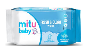 Mitu Baby Wet Tissue Regular 24'S (Blue)
