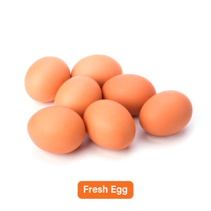 Fresh Egg - Grade A (weight 60 gram or over 60 gram/pcs) 10 pcs/pack