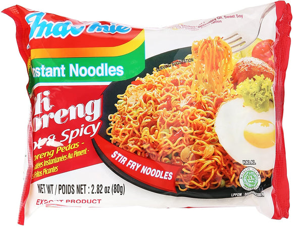 Indo Mie Migoreng Hot & Spicy Pedas Noodles 80gm
