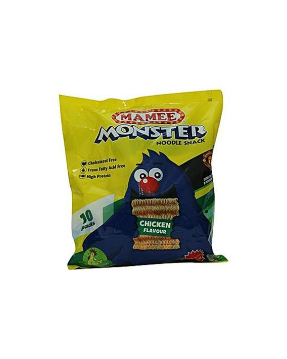 Mamee Monster Chicken Flavour 25gm x10s