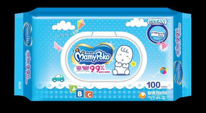 Mamy Poko Wipes Tissue 100 Sheets - Unscent