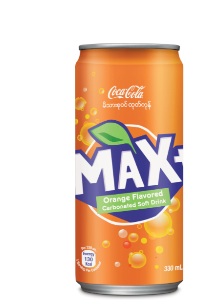 Max Plus Orange 330ml Can