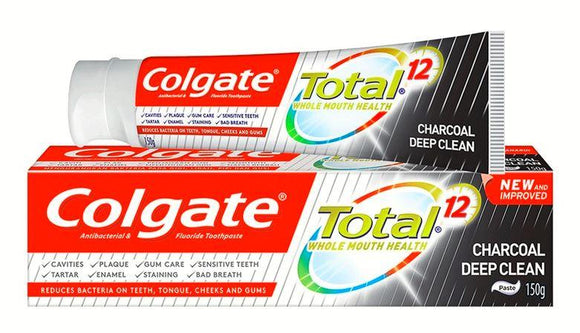Colgate Toothpaste Total Charcoal Deep Clean - 150 g