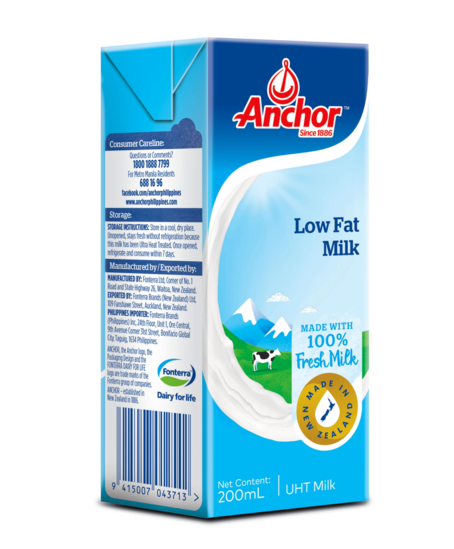Anchor Uht Milk Low Fat - 1Liter