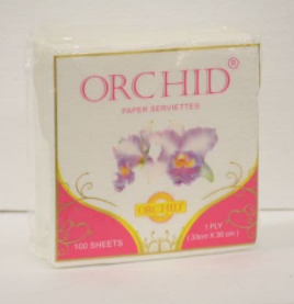 Orchid Tissue Napkin Pkt