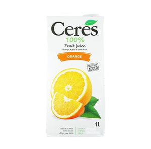 Ceres 100% Fruit Juice Orange - 1L