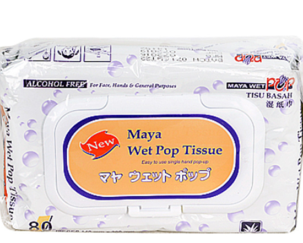 Maya Wet Pop Tissue 80S