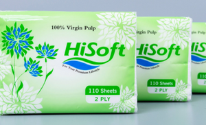 Hi Soft 100% Virgin Pulp Facial Tissue 2Ply 110Sheets (New)