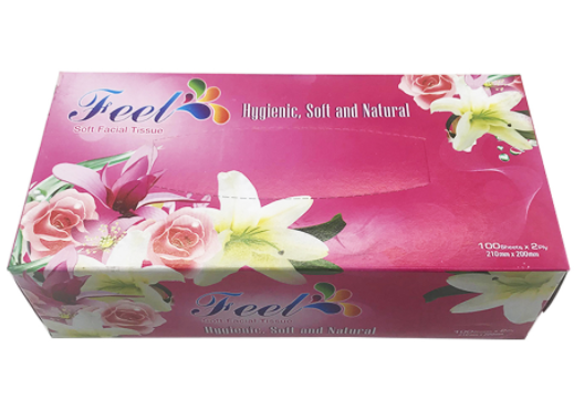 Feel Soft Facial Tissue 400s (Hygienic Soft&Natural)