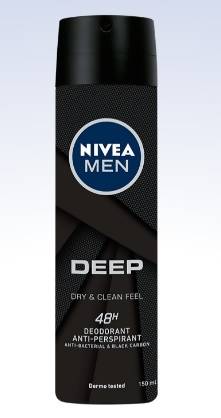 Nivea Men Deep Dry & Clean Feel 48H Spray 150mL 80027
