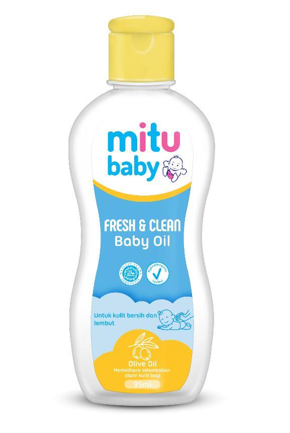 Mitu Baby Oil Bottle 100mL