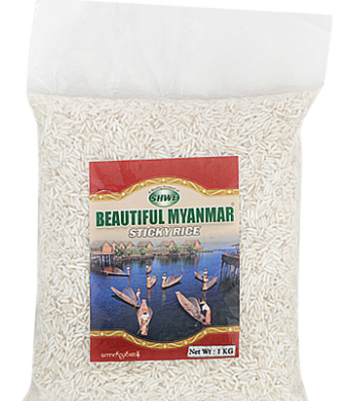 Beautiful Myanmar Sticky Rice (White) 2Kg