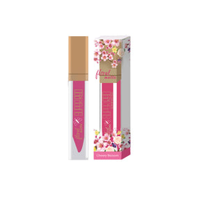 Super Red Floral Matte Lip Liquid ( Cherry Blossom )