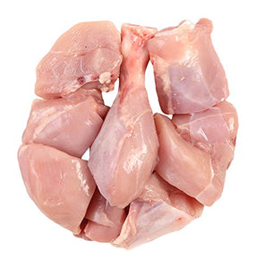 Chicken Thigh ( Without Skin Cut in Pieces)