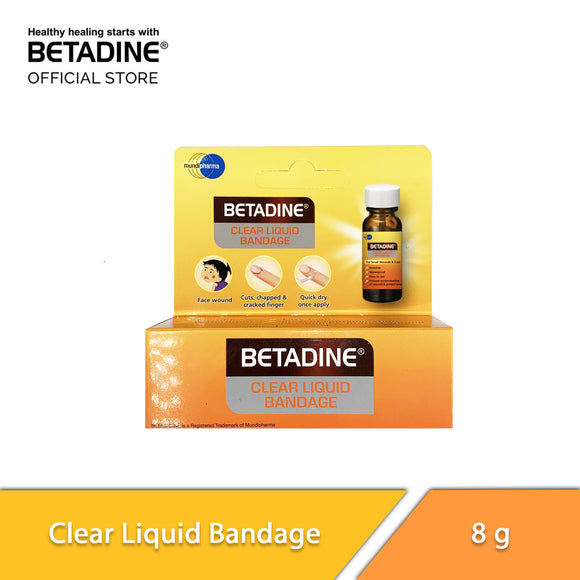 Betadine Clear Liquid Bandage 8 g
