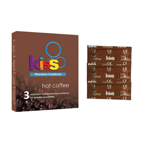 Kiss Hot Coffee Premium Condom X 12