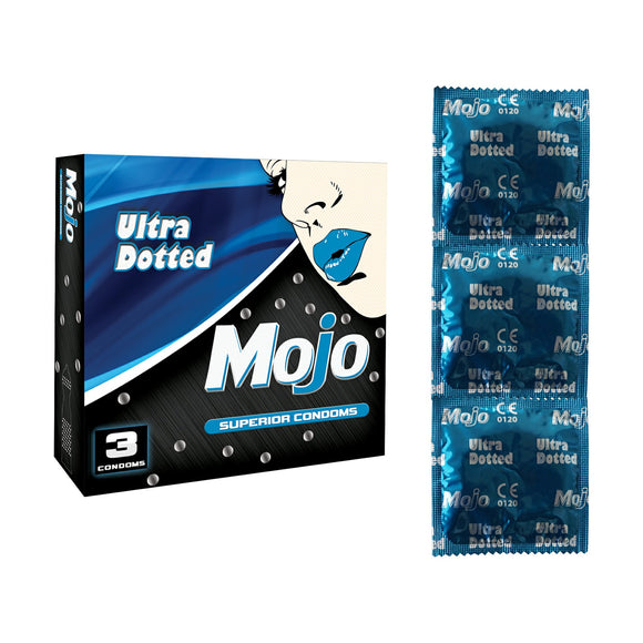 Mojo Ultra Dotted Superior Condom X 12