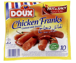 Doux Chicken Franks Hot & Spicy 340g France