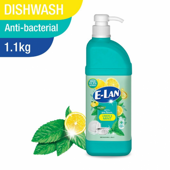 Elan Antibacterial Dish Wash (Lemon & Mint)