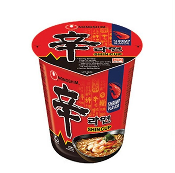 NONG SHIM Cup Noodle Shin Hot & Spicy 68g - GoodZay