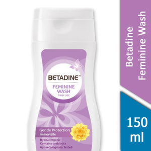 Betadine Feminine Wash gentle Protection Immortelle 150 mL