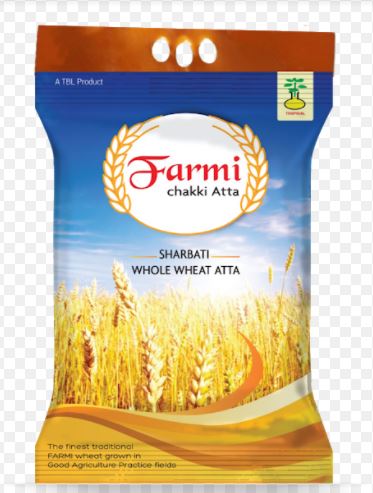 Farmi Whole Wheat Fresh Flour (Atta) - 5Kg