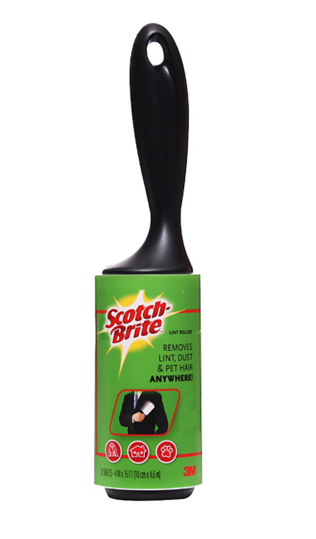 3M Scotch Brite Lint Roller Removes Lint,Dust & Pet Hair 836R-30