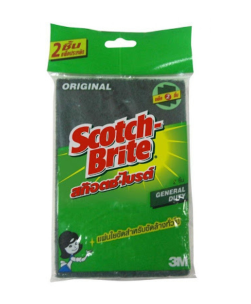 3M Scotch Brite Scrub Pads Plain Original 4X6 2`S Xw-0020-6617-3
